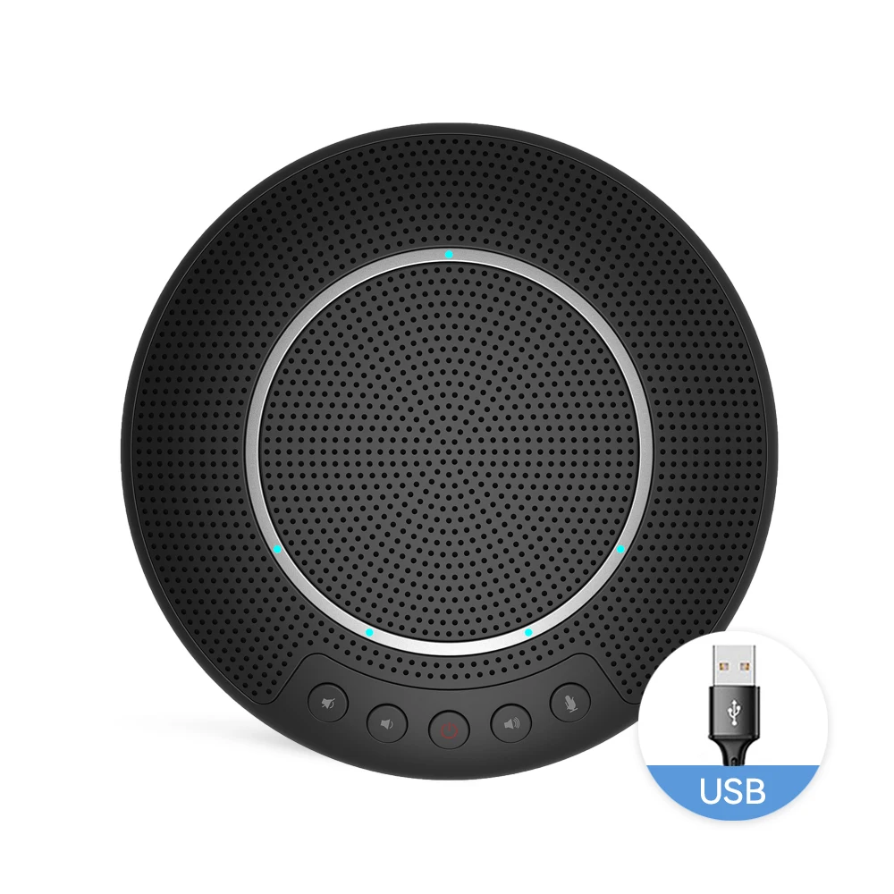 Home Office Business Meeting Mics Usb  Desktop Computer Speaker With Microphone  Portable Conference Speakerphone