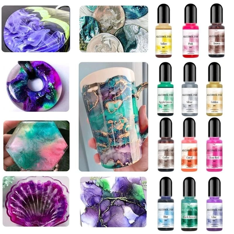 

Painting Inks Jewelry Making Inks Intense Pigment Colors Epoxy Resin Paint