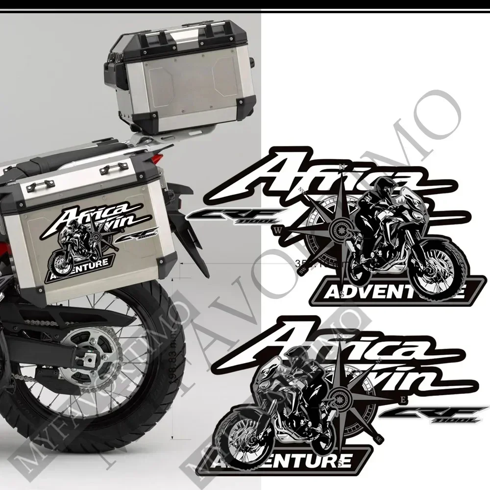 

AfricaTwin Decals 2019-2022 Aluminium Box Kit Trunk Cases Panniers Luggage Fit Honda Africa Twin CRF1100L CRF 1100