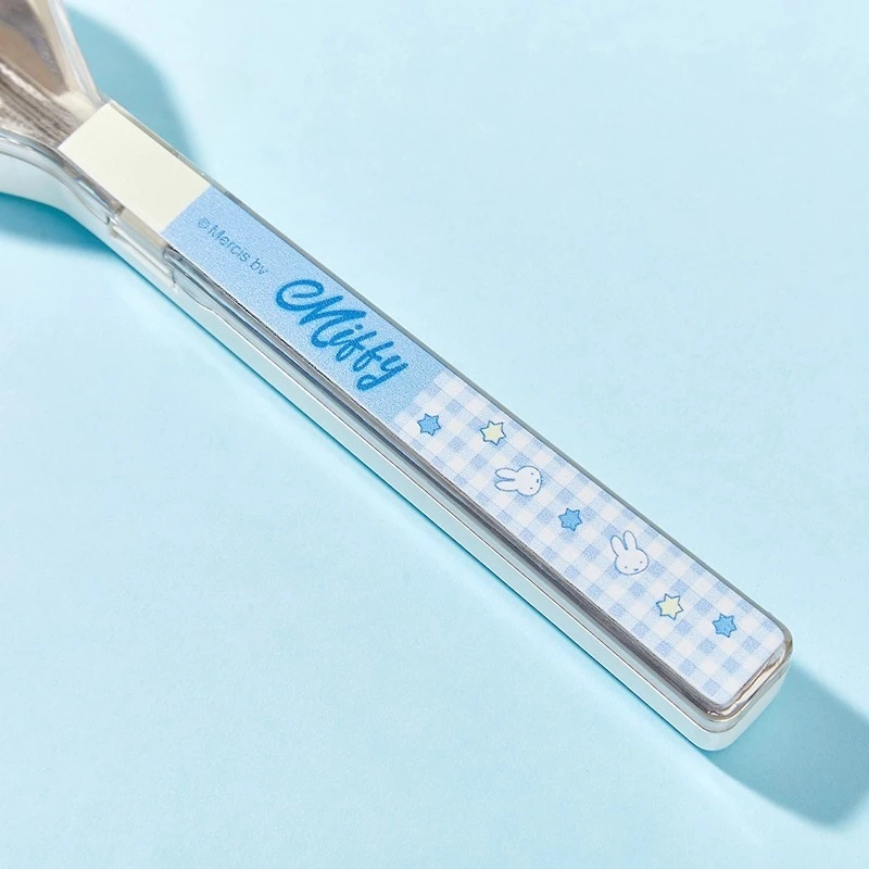 Ensemble de vaisselle Miffy créatif, vaisselle Portable à Dessert Simple, vaisselle sûre pour enfants, cadeaux de noël pour garçons et filles