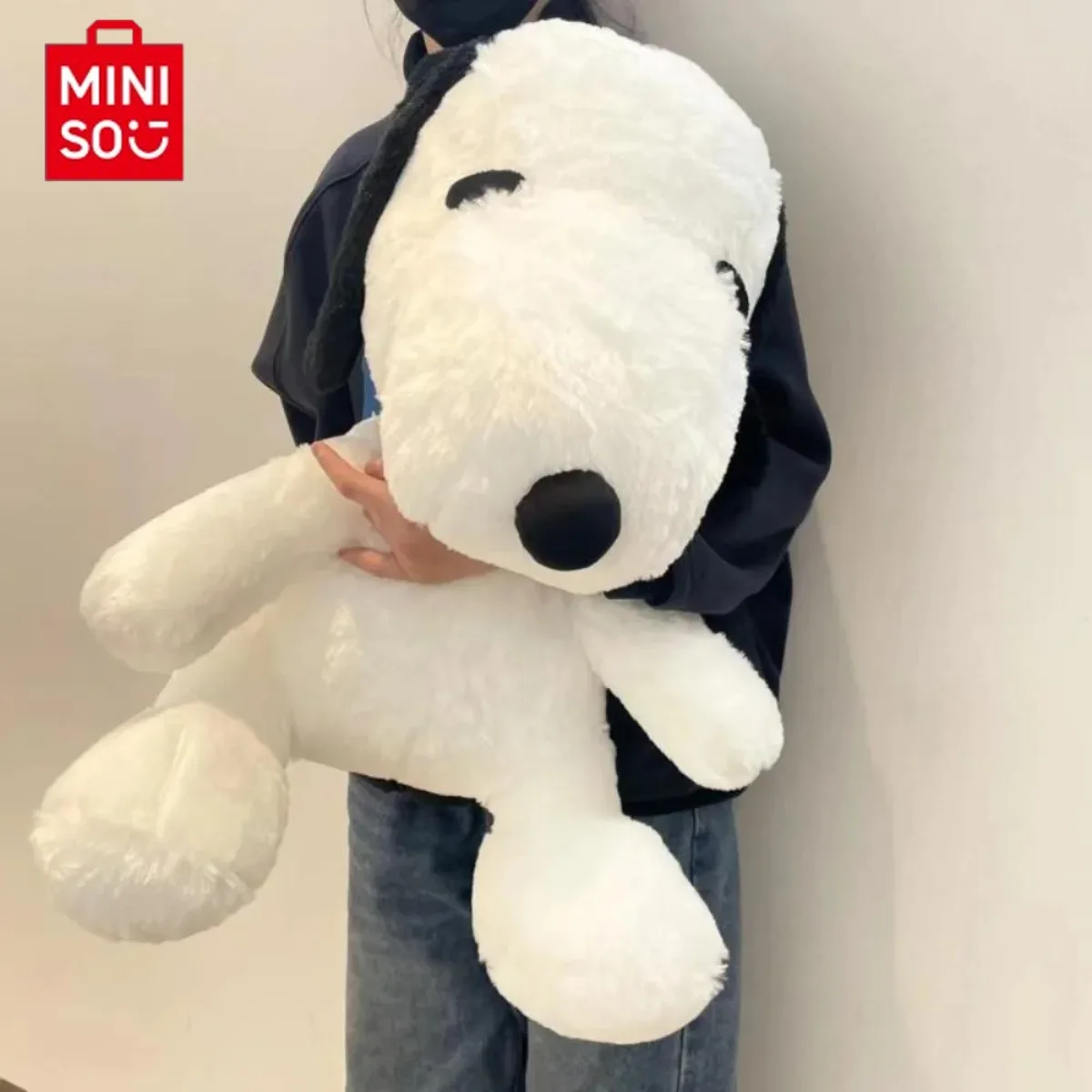 

MINISO Snoopy большая белая собака милая изысканная модная мультяшная плюшевая игрушка кукла подушка подруга фестиваль подарок на день рождения