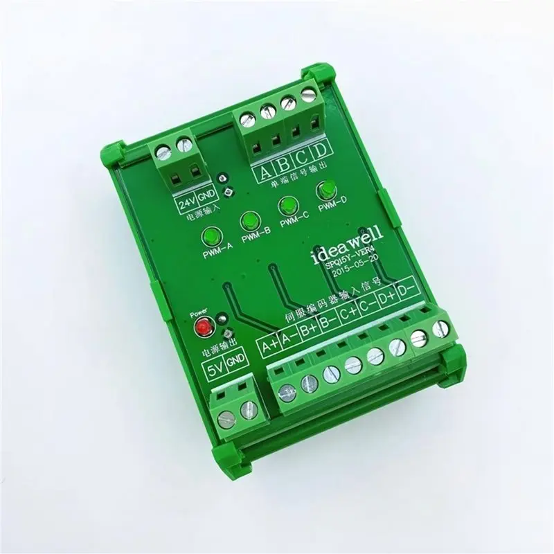 Collector Servo Encoder Encoder Signal Converter 5V To 24V Single-Ended NPN/PNP 0-3.2Mhz Opto-Isolated For PLC Servo B