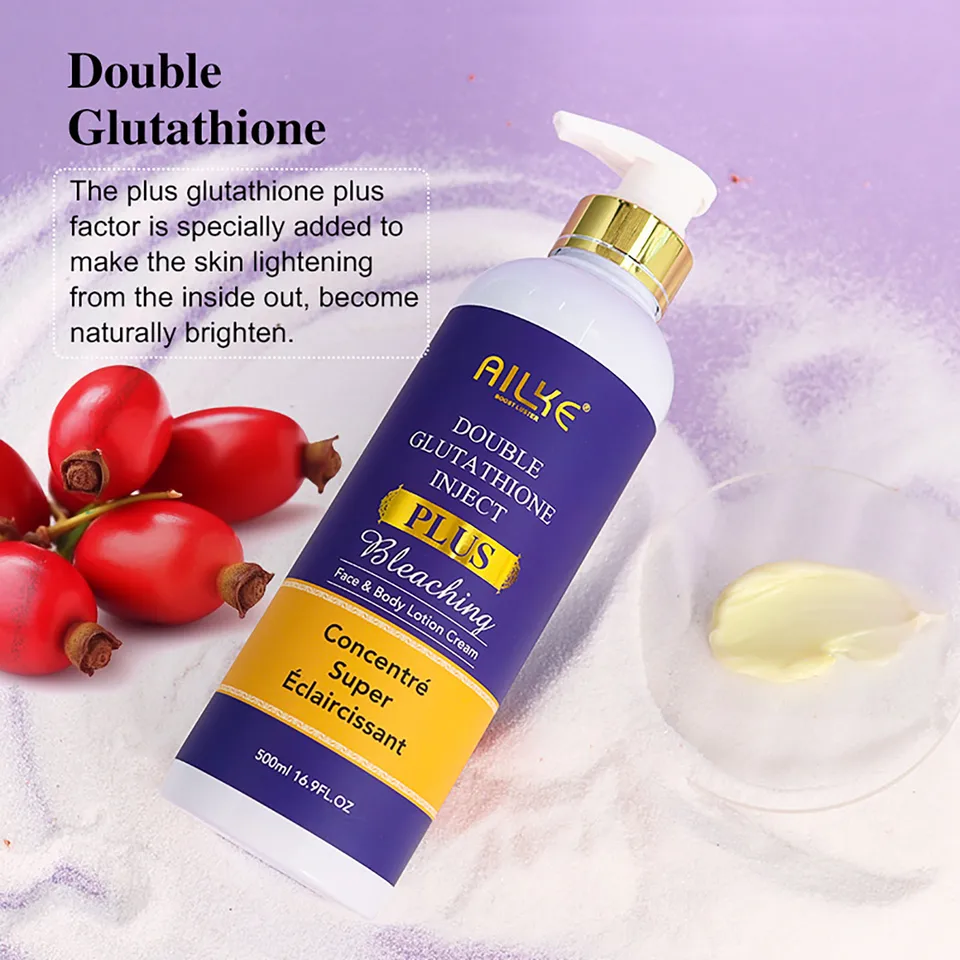 glutathione plus cream AILKE Double Glutathione Plus Moisturizing, Hydrating Body Whitening  Lotion, Bleaching Cream for Women, Men, Even Skin Tone