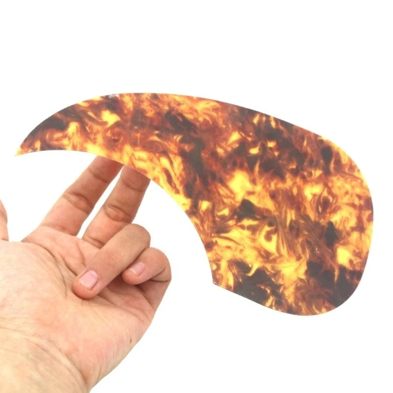 Acoustic Guitar Pick Guard Sticker Guitar Pickguard Anti-scratch Blank Sheet Self-adhesive Back Plate for Most Guitars