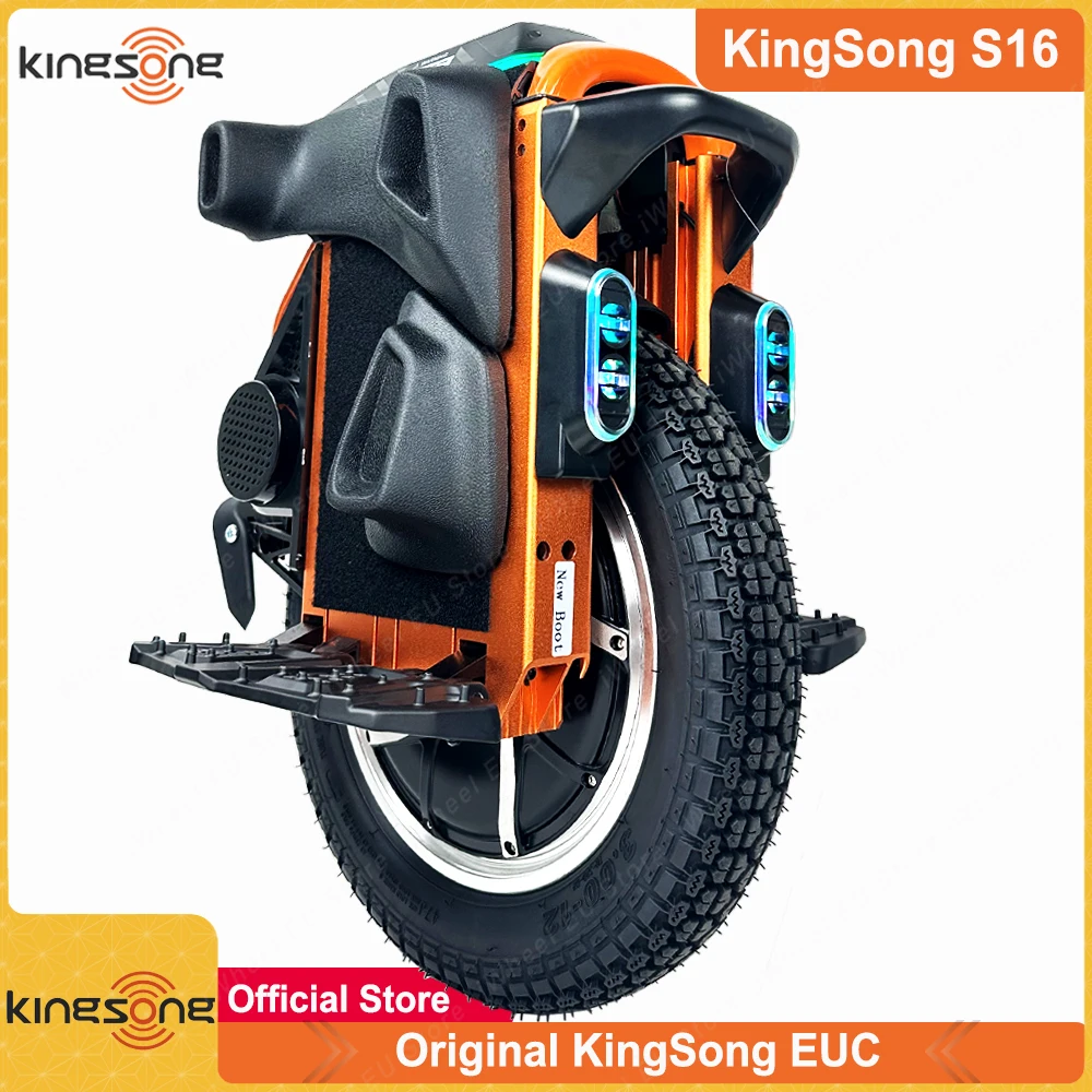 France KingSong S16 Pro 84V 1480Wh Battery 3000W Motor Peak Power 5000W Max Speed 60km Mileage 120km KS S16 Electric Unicycle