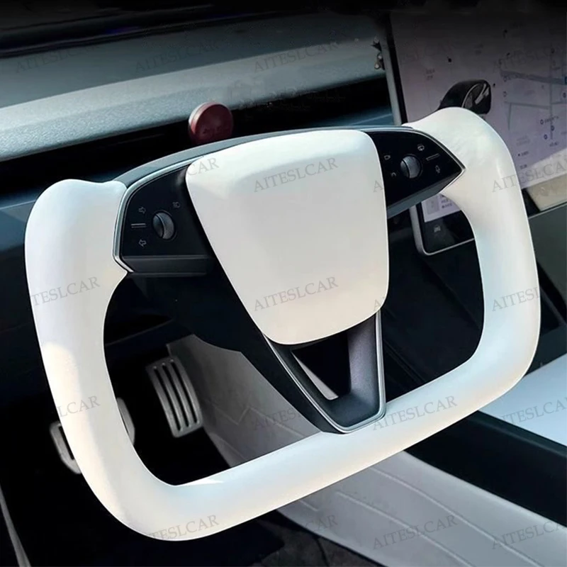 Model YL Yoke Handle for New Model Y Juniper Heating Yoke Steering Wheel For Tesla Personalized Racing Leather Customized Access