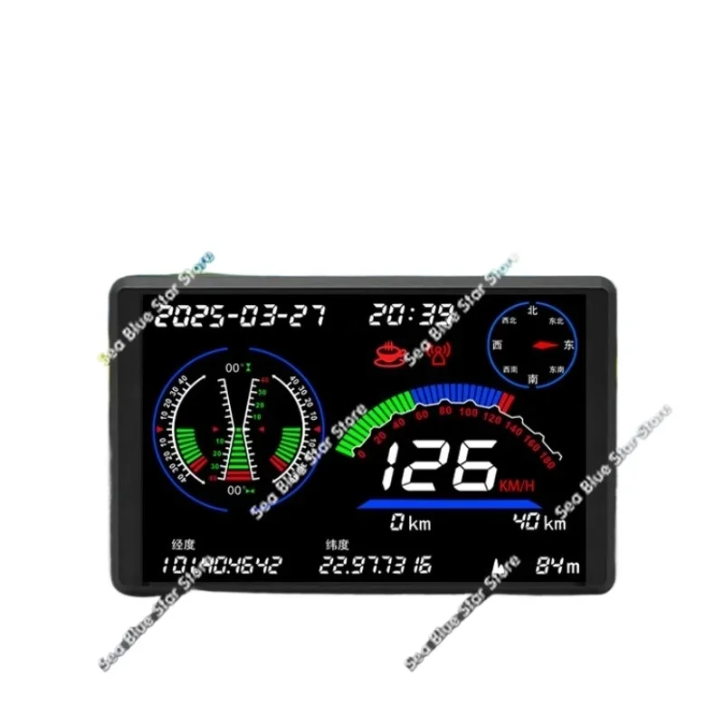 

Head-up Display Car, Car Off-Road Horizontal Slope Meter Odometer