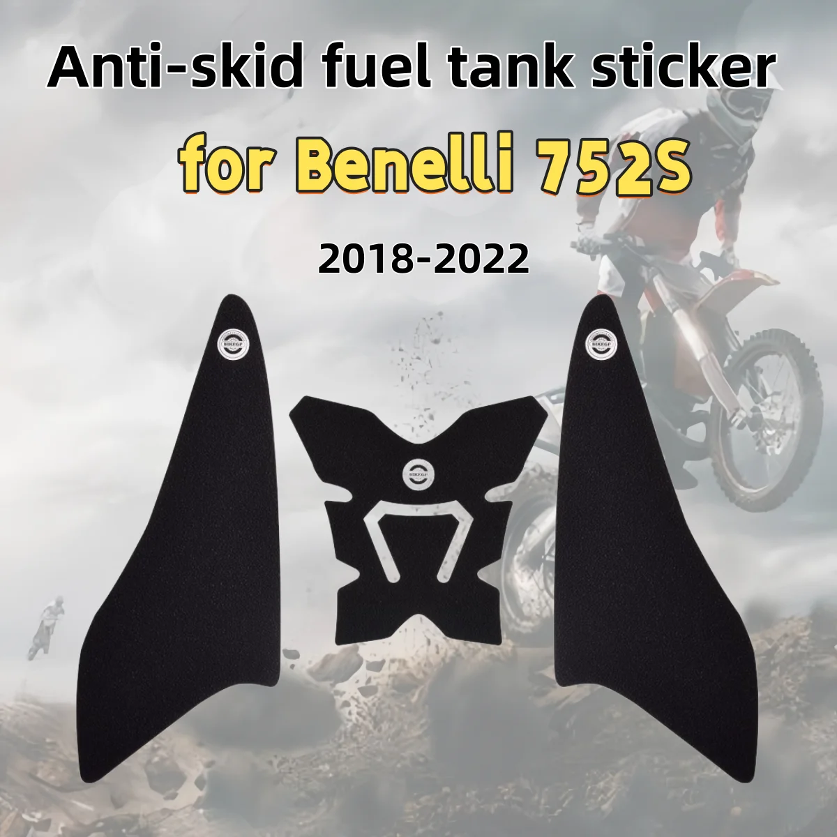 

for Benelli 752S modified 2018-2022 motorcycle fuel tank stickers and body stickers anti-slip fish bone stickers