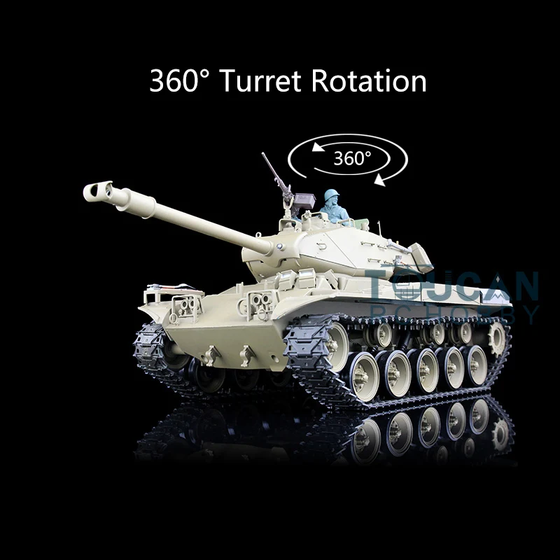 

2.4Ghz HENG LONG 1/16 7.0 Plastic Walker Bulldog RTR RC Tank 3839 360° Rotation Turret Remote Control Car Vehicle TH17324-SMT4