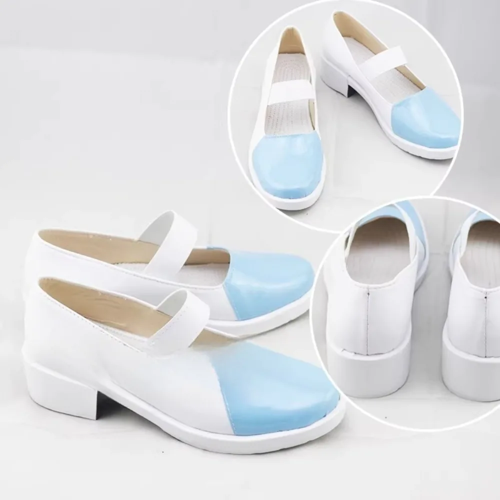 Anime Cosplay Shoes Monika School Uniform Boots Girl Custom Halloween Carnival Props
