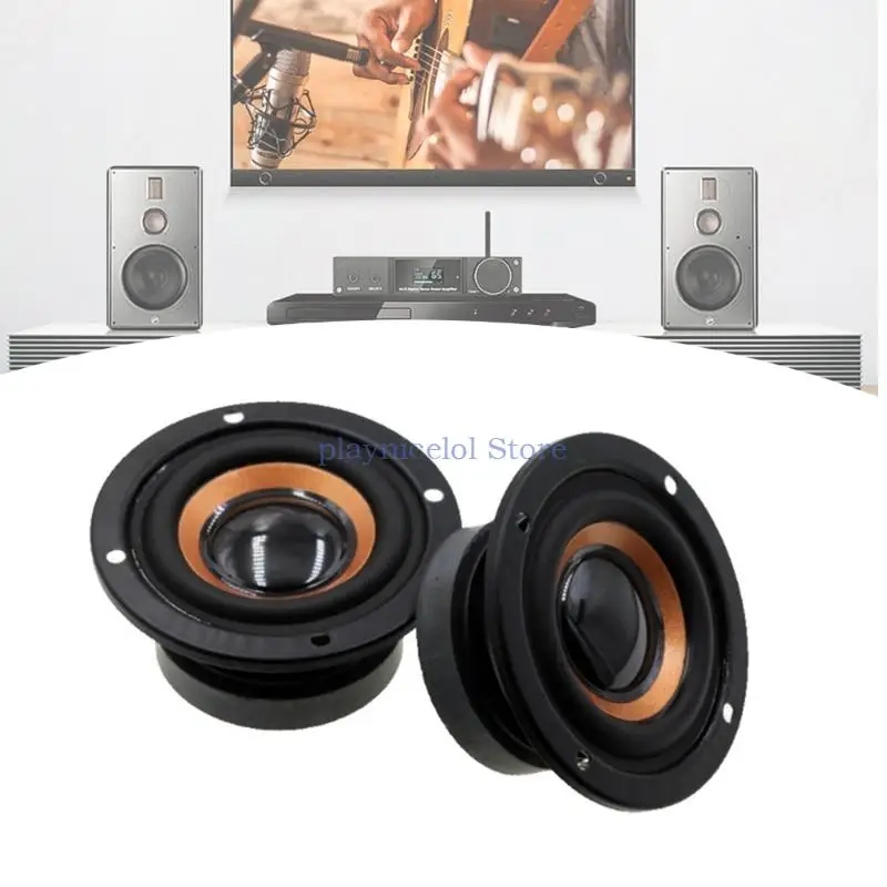 2 นิ้วลำโพงความถี่เต็มรูปแบบ 3W 4Ohm กันน้ำ Full Requency ลำโพงซับวูฟเฟอร์นำเข้ายางขดลวดภายนอก E8BA