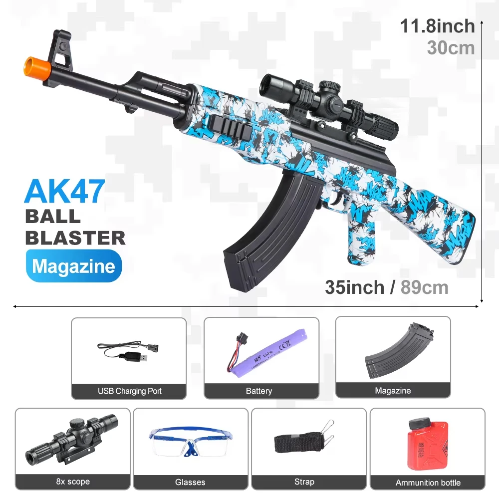 M416 elektrisches Blaster-Pistolen-Set, hochpräzises Schieß spielzeug, perfektes Outdoor-Spielzeug geschenk zum Geburtstag (Kugeln aus geschlossen)
