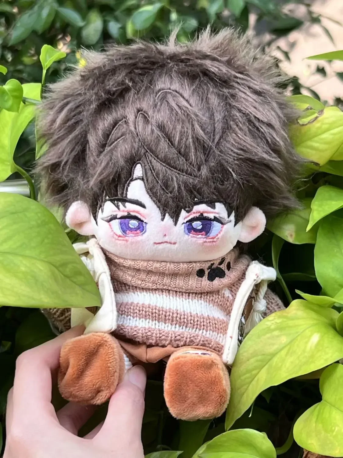 20cm amor y espacio profundo Caleb muñeco  peluche  algodón Cosplay Anime dibujos animados Plushie modelo juguete colección