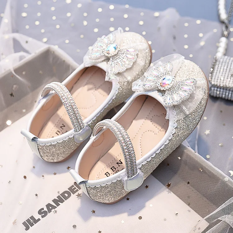 Strass-Haken-und-Schlaufen-Mädchen-Mary-Jane-Schuhe für Partys, Hochzeiten, Shows, elegante, süße Prinzessinnenschuhe – Detail 15