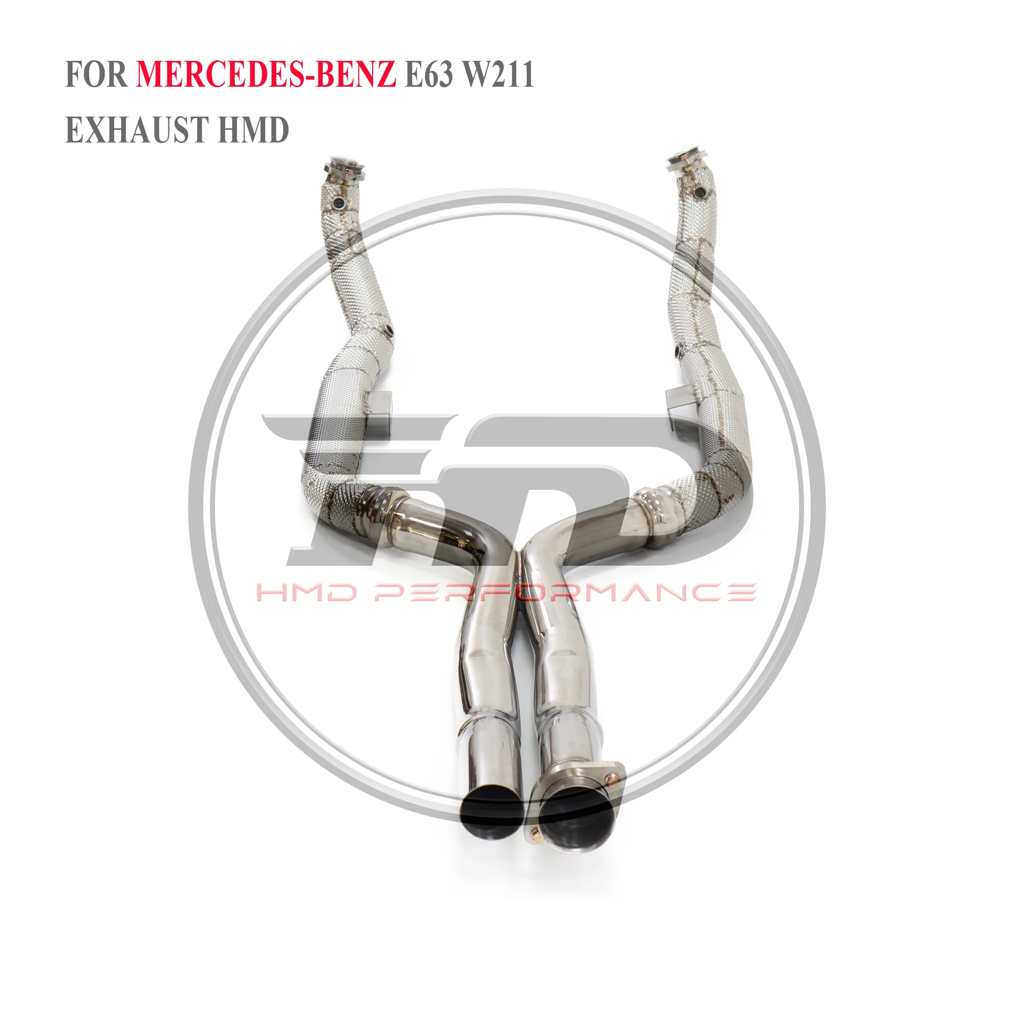 

HMD Downpipe for Mercedes Benz E63 W211 Exhaust System Stainless Steel Performance Catalytic Header Car Accessories