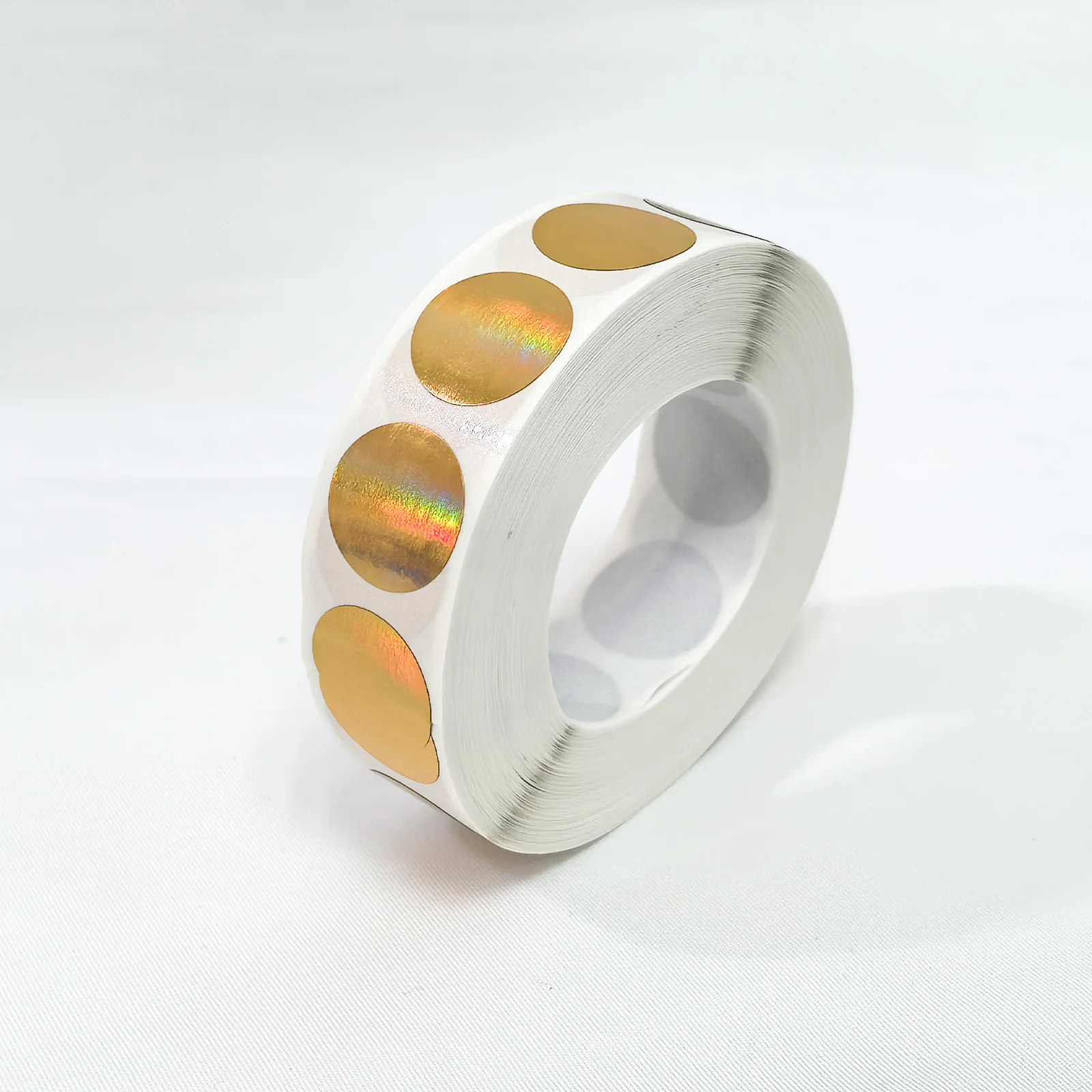 NONE Rubbelaufkleber, 16 x 16 mm, rund, holografisch, Laserfarbe, metallisches Hologramm, Spiel, Rubbelaufkleber, Rubbelkarte 3