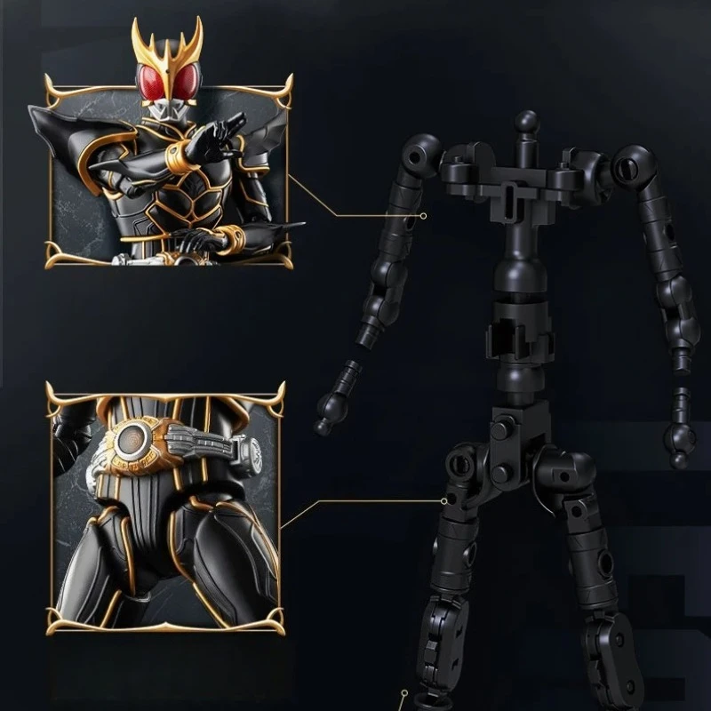 BLOKEES Nowa Figurka Anime Kamen Rider Kuuga Ultimate Form Figurki Akcji Kuuga Model do Składania z Klocków Prezent