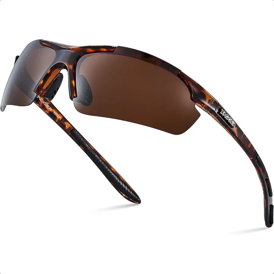 

Xagger Polarized Sports Sunglasses for Men Women Wrap Around UV400 Running Baseball Softball Cycling Driving Glasses