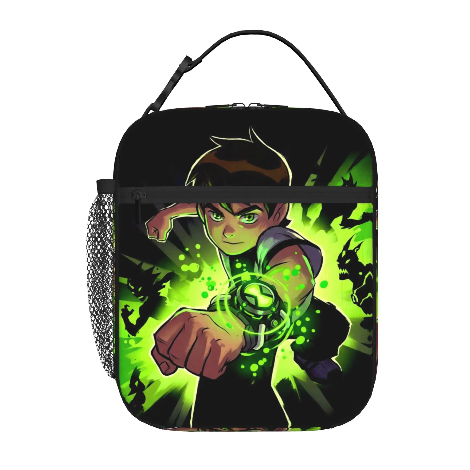 Back to school season  Portable Food Pouch Ben Tennyson Omnitrix Hero Art Fashion Cool Daily Lightweight Lunch Bag