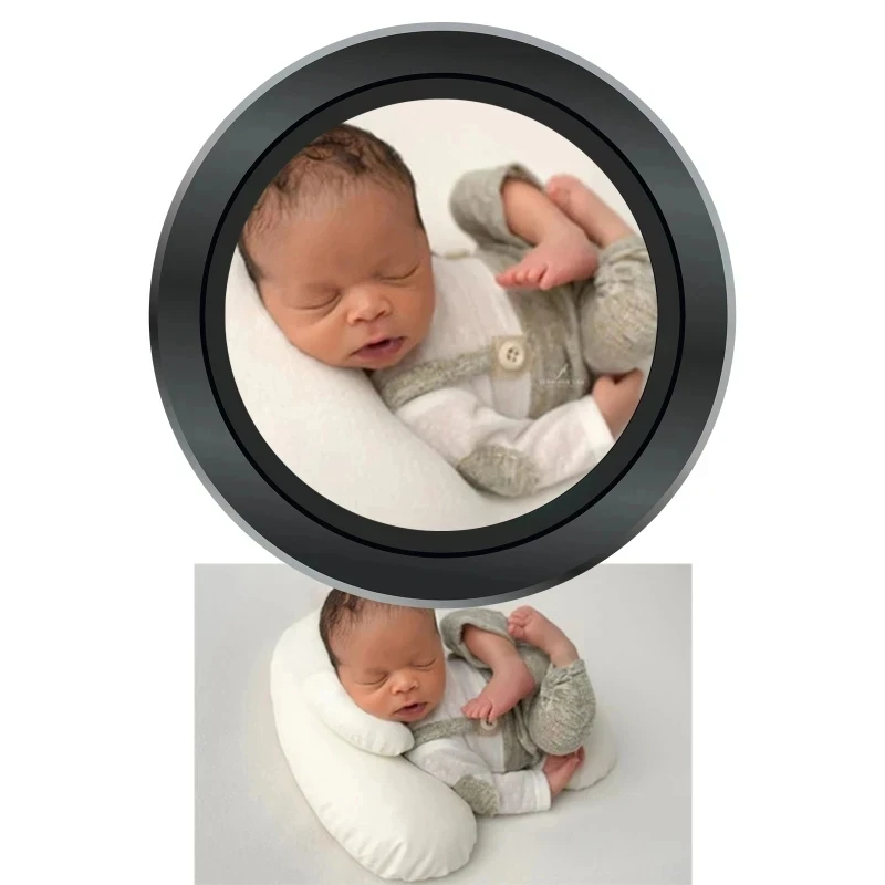 Newborn Baby Photo Props Professional Posing Crescent Pillow Photography Shooting Positioner Set