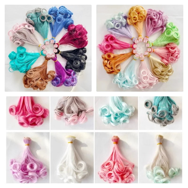 

15*100cm 20*100cm 25*100cm BJD Hair For Dolls DIY Doll Accessories Wigs Hair Toys For Girls Boys Tress Dolls Hair