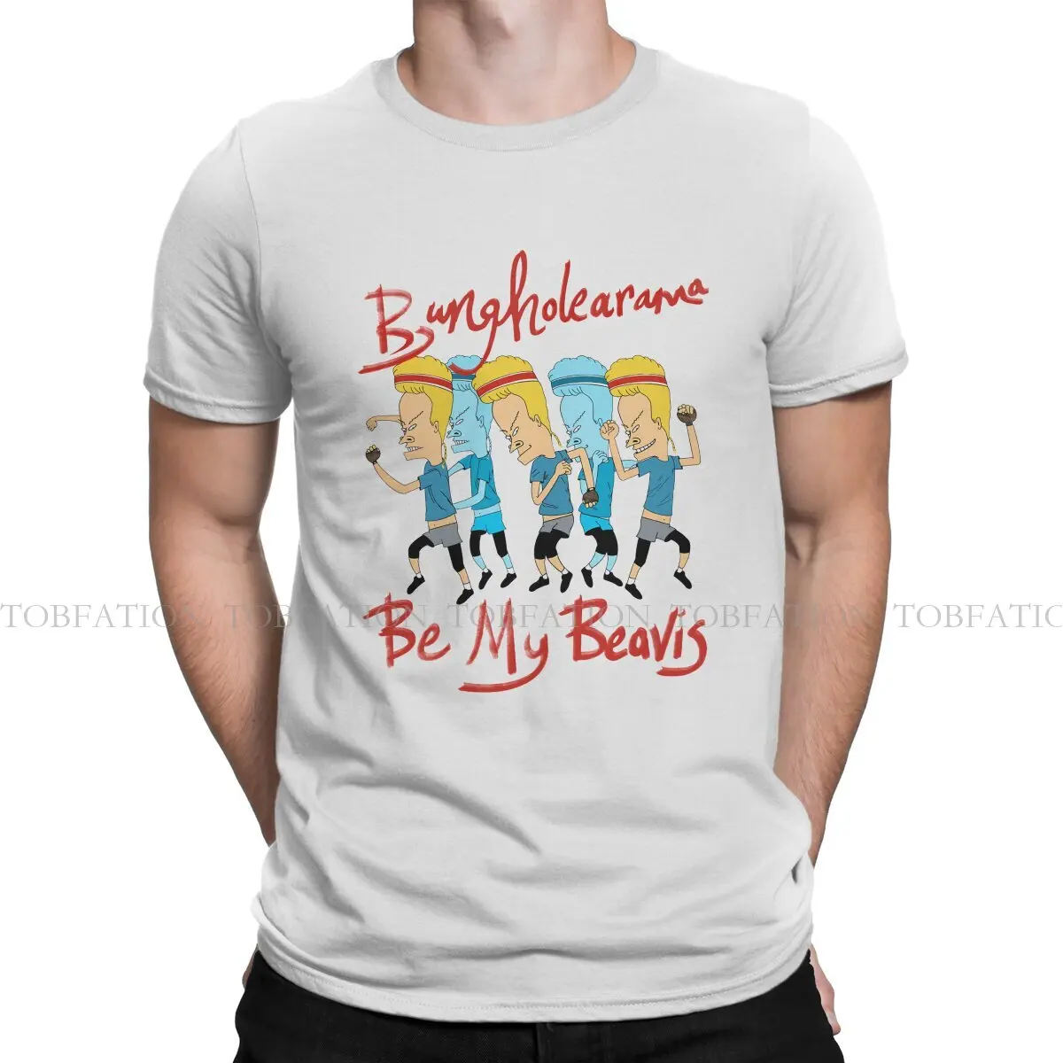 Beavis and Butthead Munch Cereal Tshirt Homme Men Tees 4XL 5XL 6XL 100% Cotton T Shirt