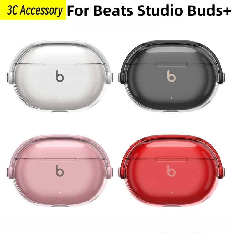 Funda For Beats Studio Buds+ Bluetooth earphone accessories Bracket lock buckle anti fall protective Case For Beats Studio Buds+