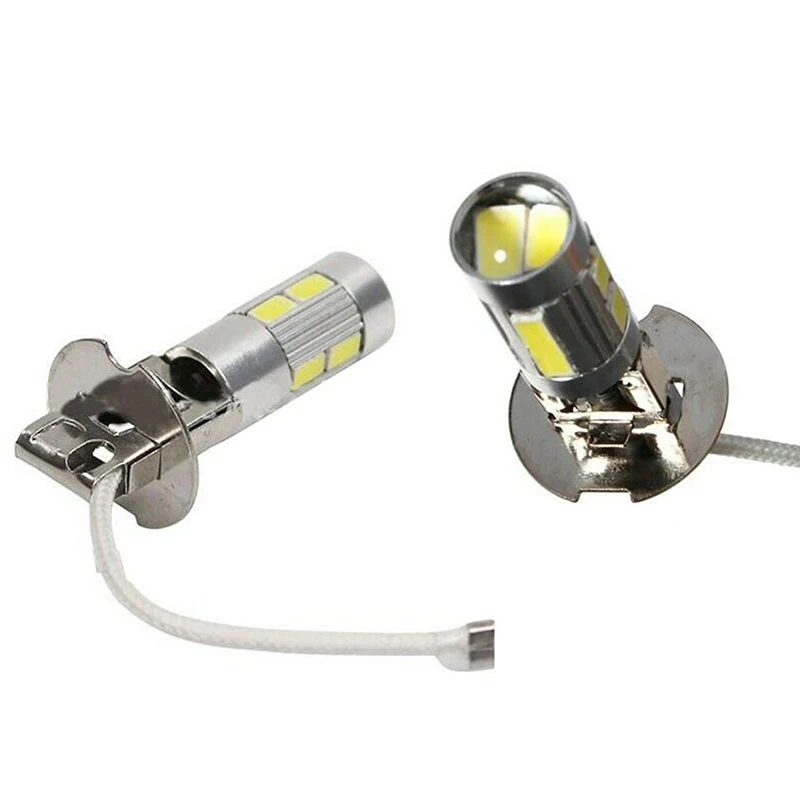 Mistlampen H3 H1 10SMD 10LED5630 Hoge Heldere LED Rijden Lichten Auto Decoder Mistlampen