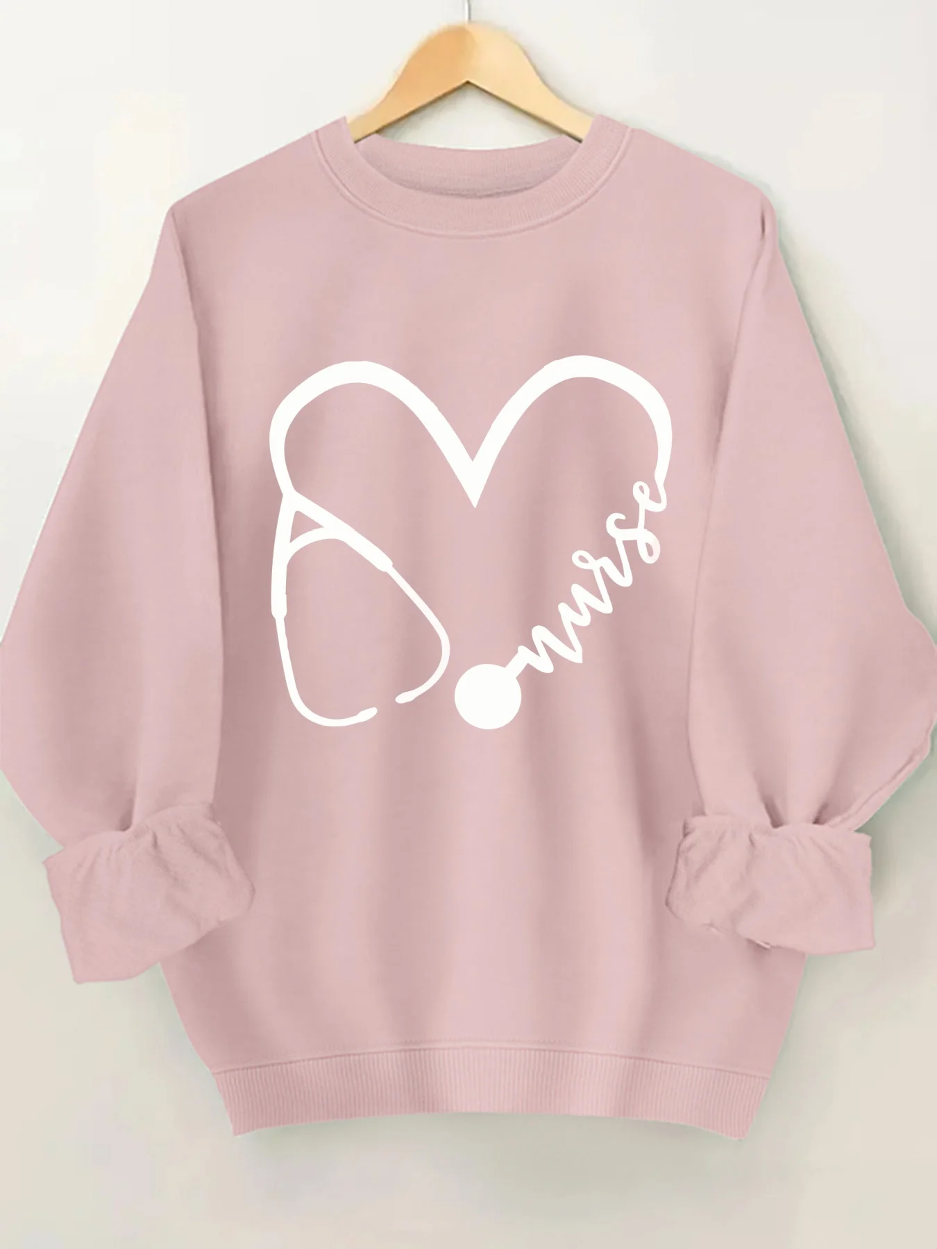 

Модный свитшот с геометрическим принтом и круглым вырезом для женщин, стильный пуловер с принтом, повседневная уличная одежда