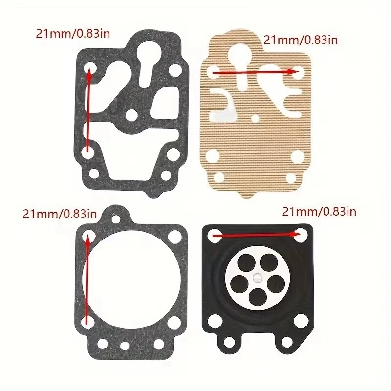 Carburetor Repair Kit Gasket Diaphragm Primer Bulb Metering Membrane for Walbro 36F 40-5 139F GX35 Brush Cutter Trimmer Parts