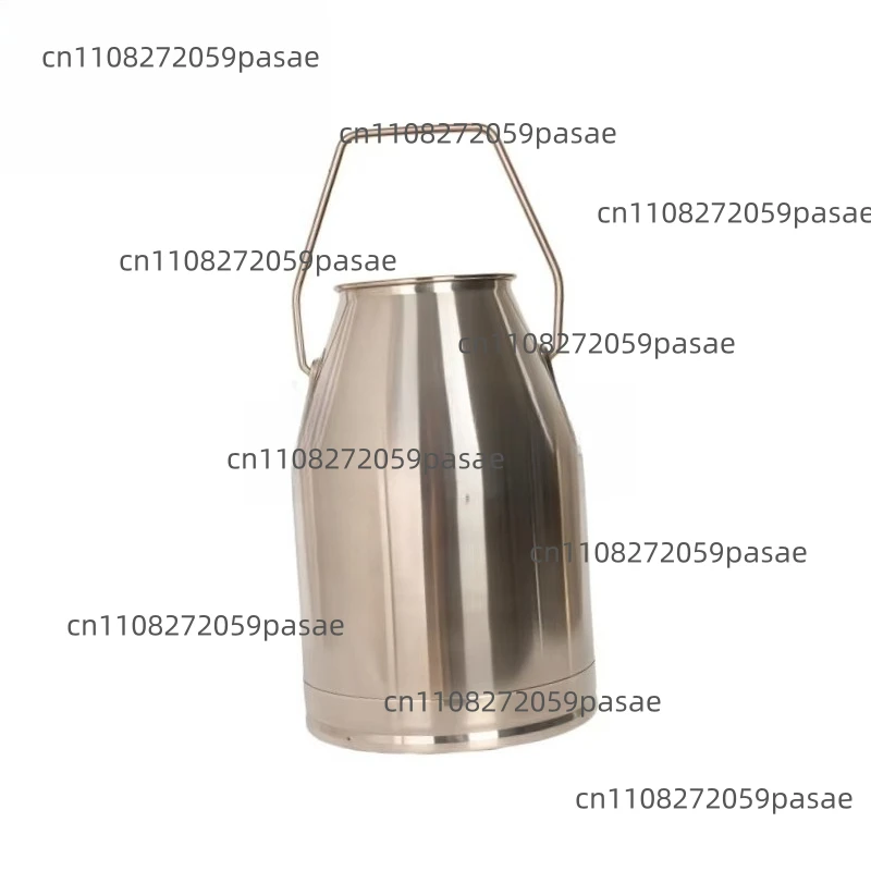 25 liter 304 stainless steel milk jug milk bucket wine bucket large capacity milk jug without lid handle pot