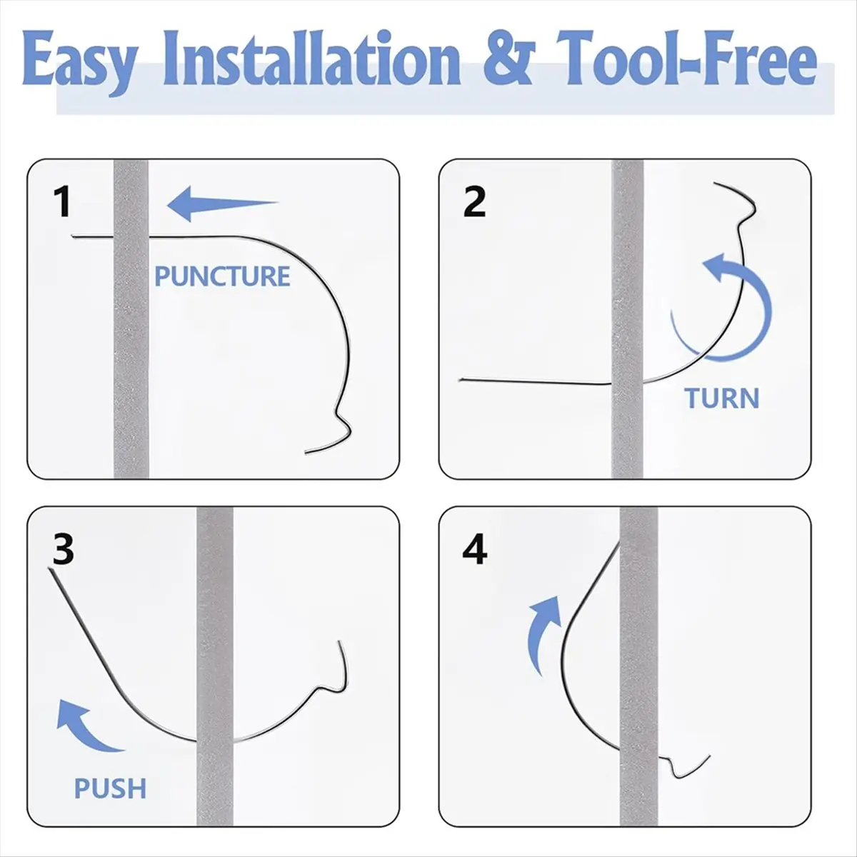 New Arrival 20PCS Picture Hangers for Drywall, Stainless Steel Super Hooks, Wall Hooks for Hanging,Picture Hanging Kit, Picture