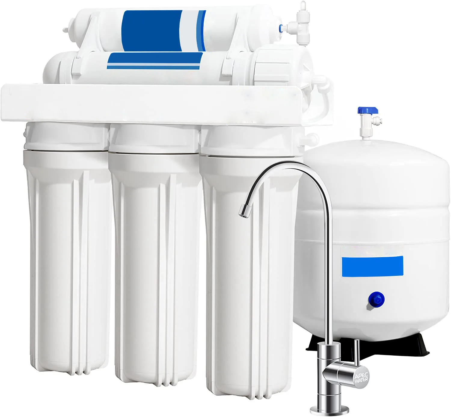 Factory Hot Sale Ro Water System Water Purifier  Machine 5/6/7 Stages 75gpd Reverse Osmosis Water Filter System with Ro Membrane