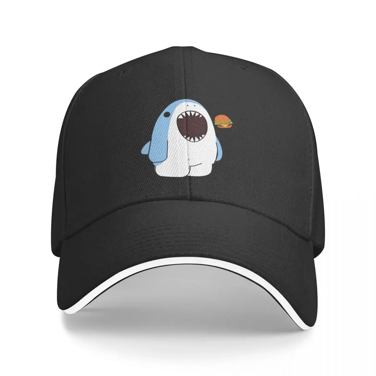 *CHOMP CHOMP* Hangry Shark Baseball Cap Big Size Hat Golf Hat Women's Hats For The Sun Men's