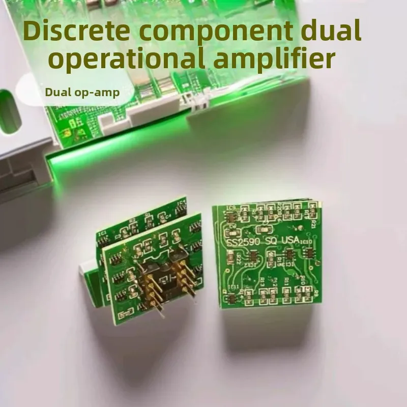 Authentic, original u.s. made ss2590 sq audiophile-grade dual op-amp module, discrete component design