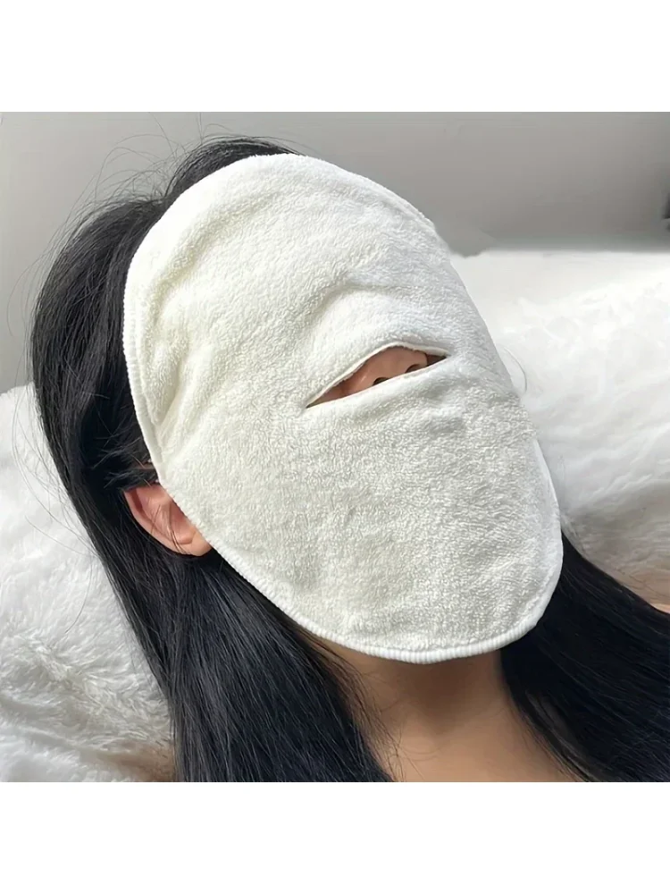 Hot Compress Face Towel Reusable Face Mask Towel for Hot Cold Skin Care Beauty Facial Care Tools Skin Moisturizing Towel