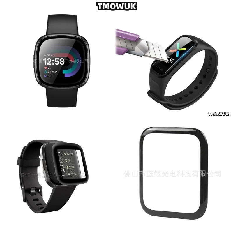 

For Fitbit Sense 2 Versa3 2 4 Inspire 3 Charge 6 5 Soft Flexible Screen Film Full Cover Anti - Scratch 3D Curved