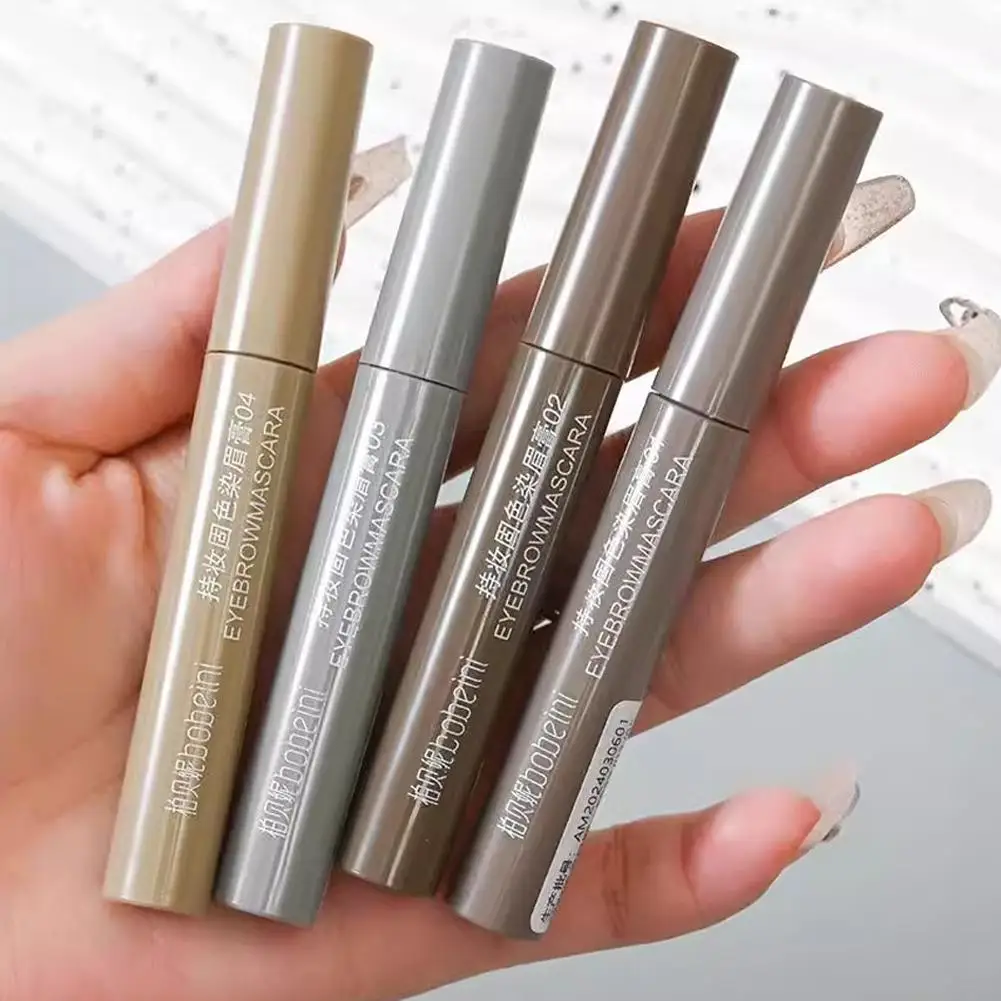 Tintura liquida Crema per sopracciglia Caffè Marrone Potenziatori per sopracciglia Strumento lungo naturale Mascara impermeabile Crema duratura Sopracciglio Tinta per occhi N6F5