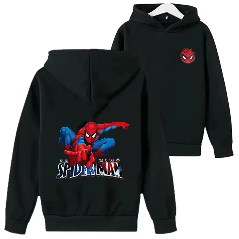 Marvel Comics Otoño/Invierno nuevo Spider Man Venta caliente sudaderas con capucha para hombres y mujeres sudaderas deportivas de moda Casual