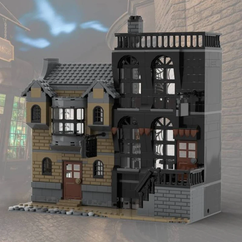 

861 шт. Moc модульное здание гидралиск и умирающий человек стукттурн аллея модель сборка строительные блоки игрушка в подарок