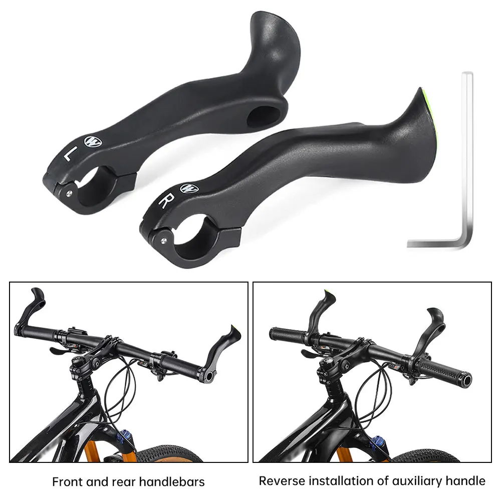 1Pair Ergonomic Design Mtb Bicycle Inner Bar ends Road Gravel Mountain Bike Handlebar Bar Ends Cycle Parts 22.2MM