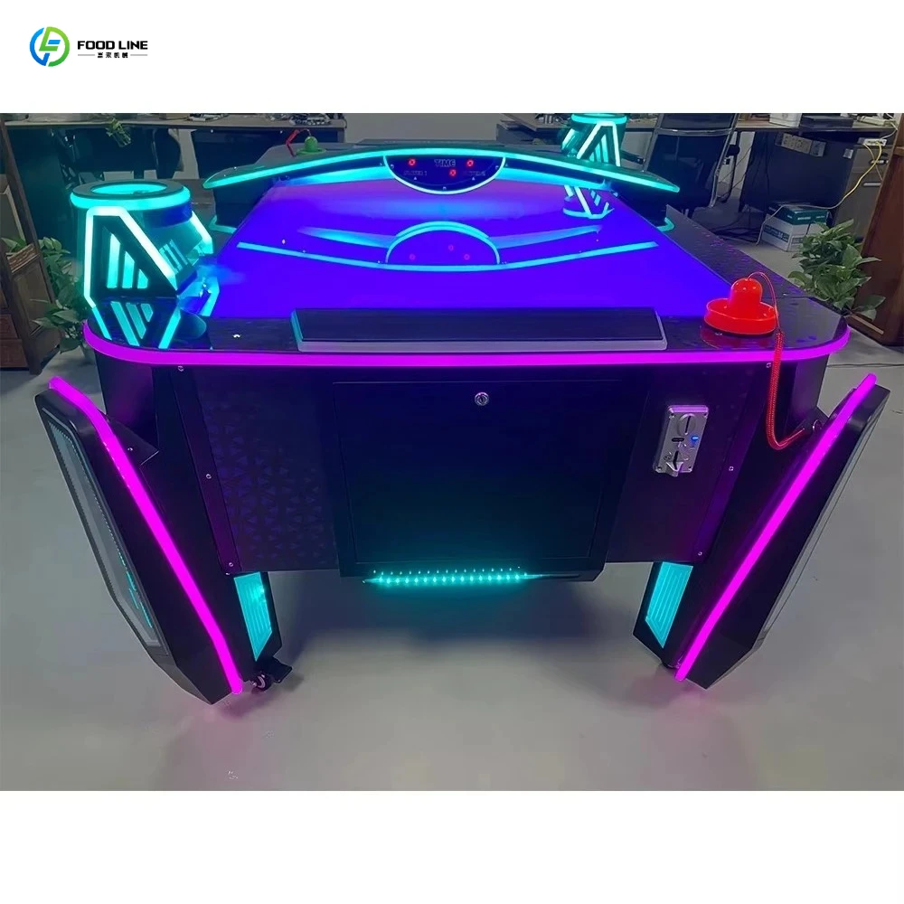 Air Hockey Game Table Two Player Coin Mechanism CE 110/220V Digital Scoreboard Home Party Basement Wholesale
