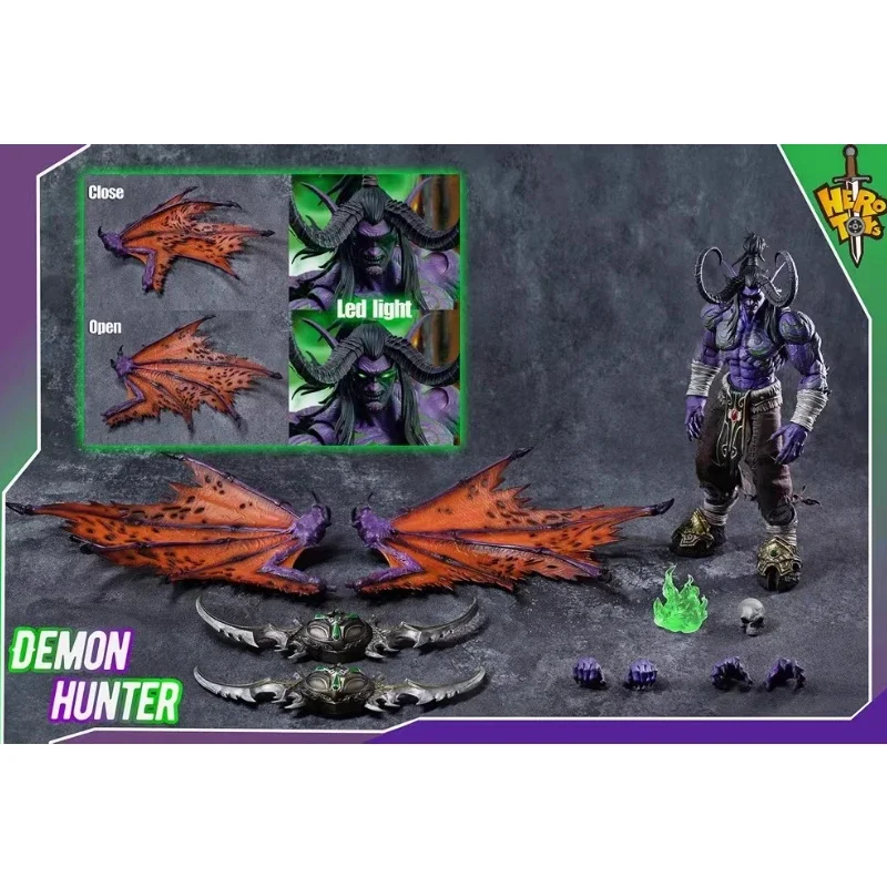 Hero Toys Demon Hunter Betrayer Illidan Stormrage 24cm