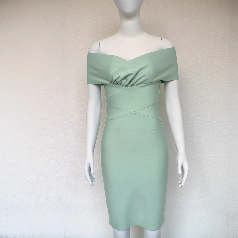 knee length dresses for ladies Women Bandage Dress Sexy Evening Party Summer Bodycon Dresses main image 0