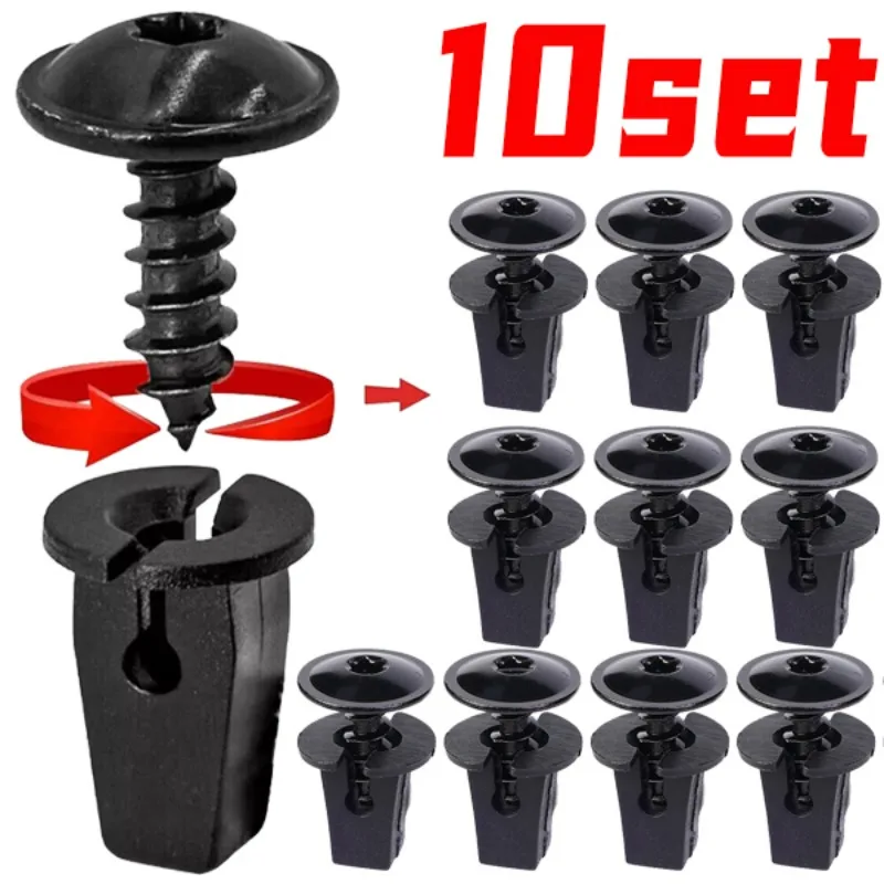 For VW Golf Audi Passat Bora Polo Grille Bumper Skirt Torx Screw Bolt Car Wheel Arch Lining Splashguard Clip Retainer Fastener