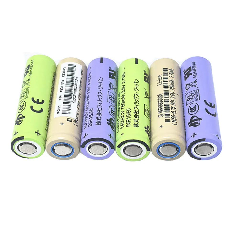 2PCS 14500CY UR14500AC Battery For Braun Oral B iO4 iO5 iO6 iO7 iO9 S5 S6 S7 S51 53B 73S 4200 5762 Electric Shaver Toothbrush