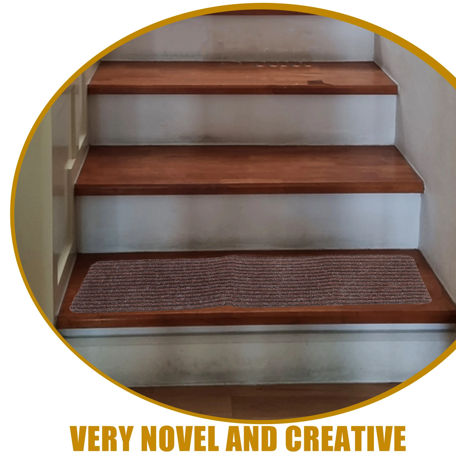

Stair Carpet Strips Anti-Skid Stair Tread for Wood Ceramic Tiles Glass Stone Stairs Easy to Install Carpet for Stairs