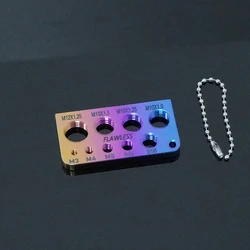 FLAWLESSTI Gr5 Titanium Measure Ruler