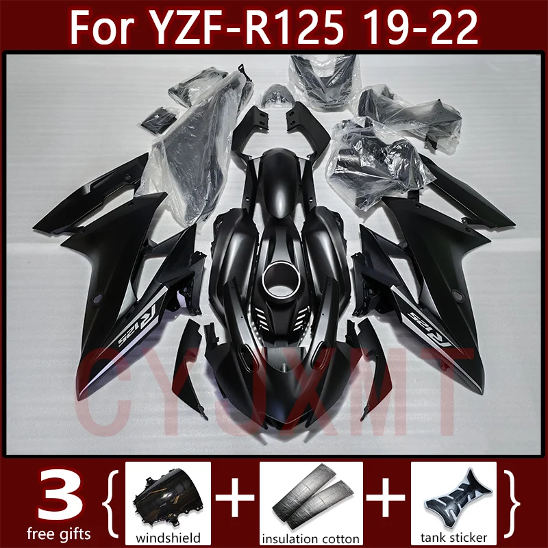ABS حقن دراجة نارية الهدايا المجمعة لياماها YZFR125 YZF-R125 2019-2022 سنة Fairings YZF R125 19-22 تخصيص غطاء هيكل السيارة #1
