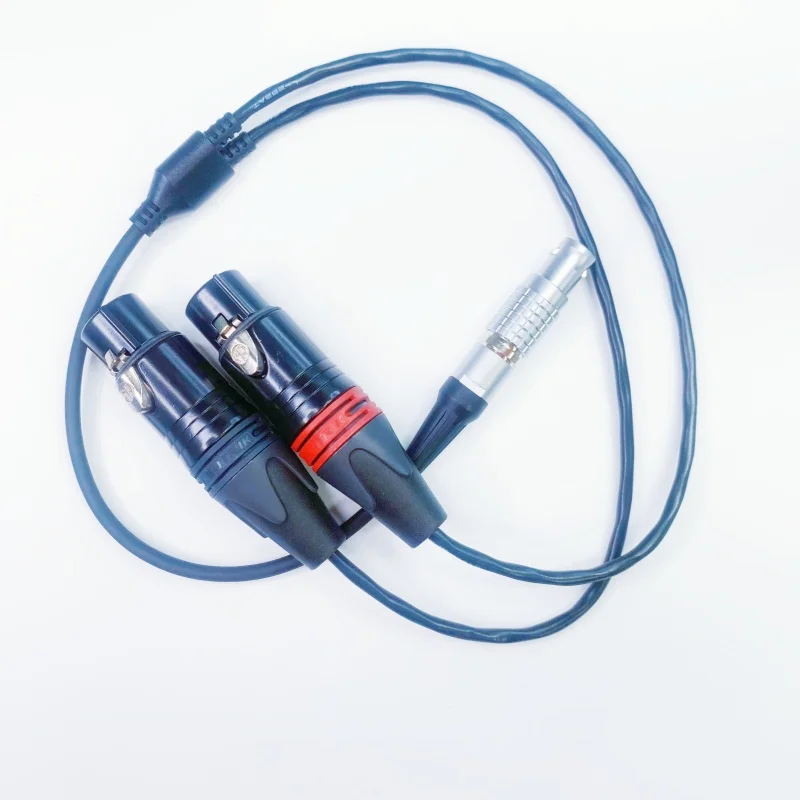 Atomos 10 Pin to Dual Neutrik 3 Pin Female XLR Breakout Audio Input Cable for Shogun Monitor Recorder Shogun Bare Bones